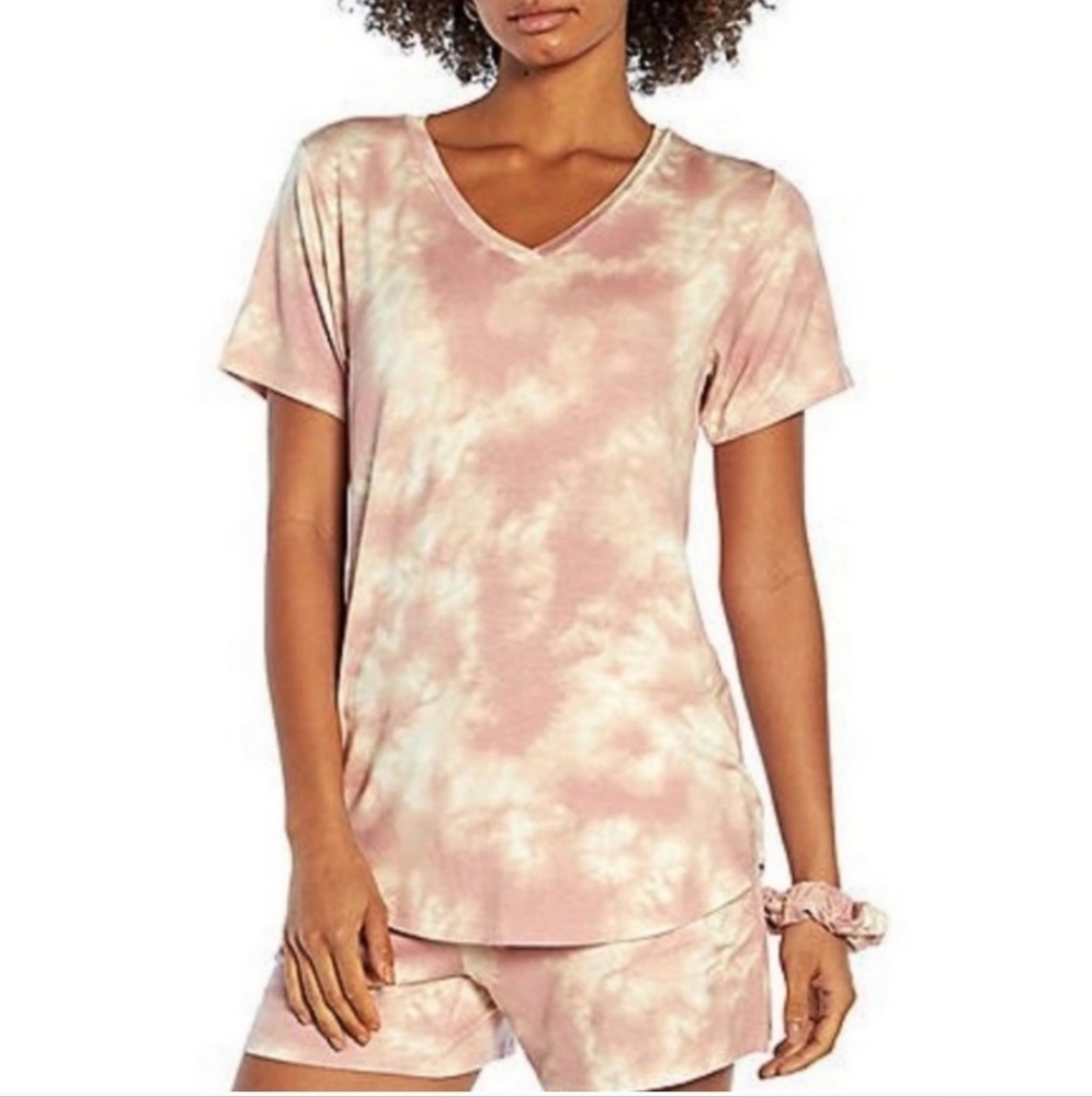 Wildfox 2Piece Shorts‎ & Top  Lounge Set Pink Tye Dye